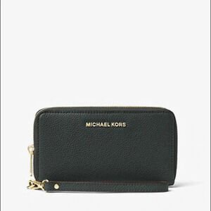 Michael Kors Large Leather Smartphone Wristlet